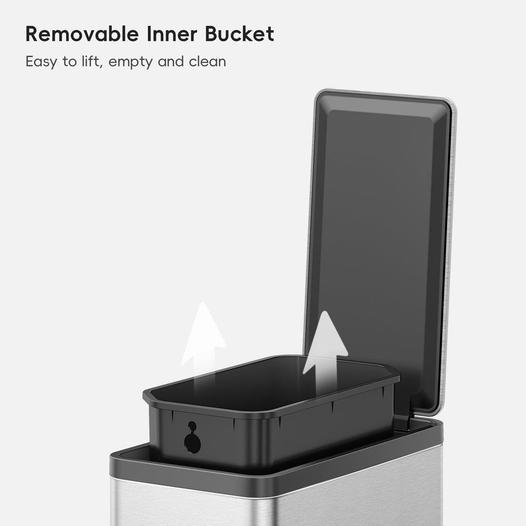 EcoCasa II Small Step Recycling Can with Liner 6 L / 1.6 Gal