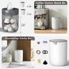 Fandy Table Bin with Swing Top Lid