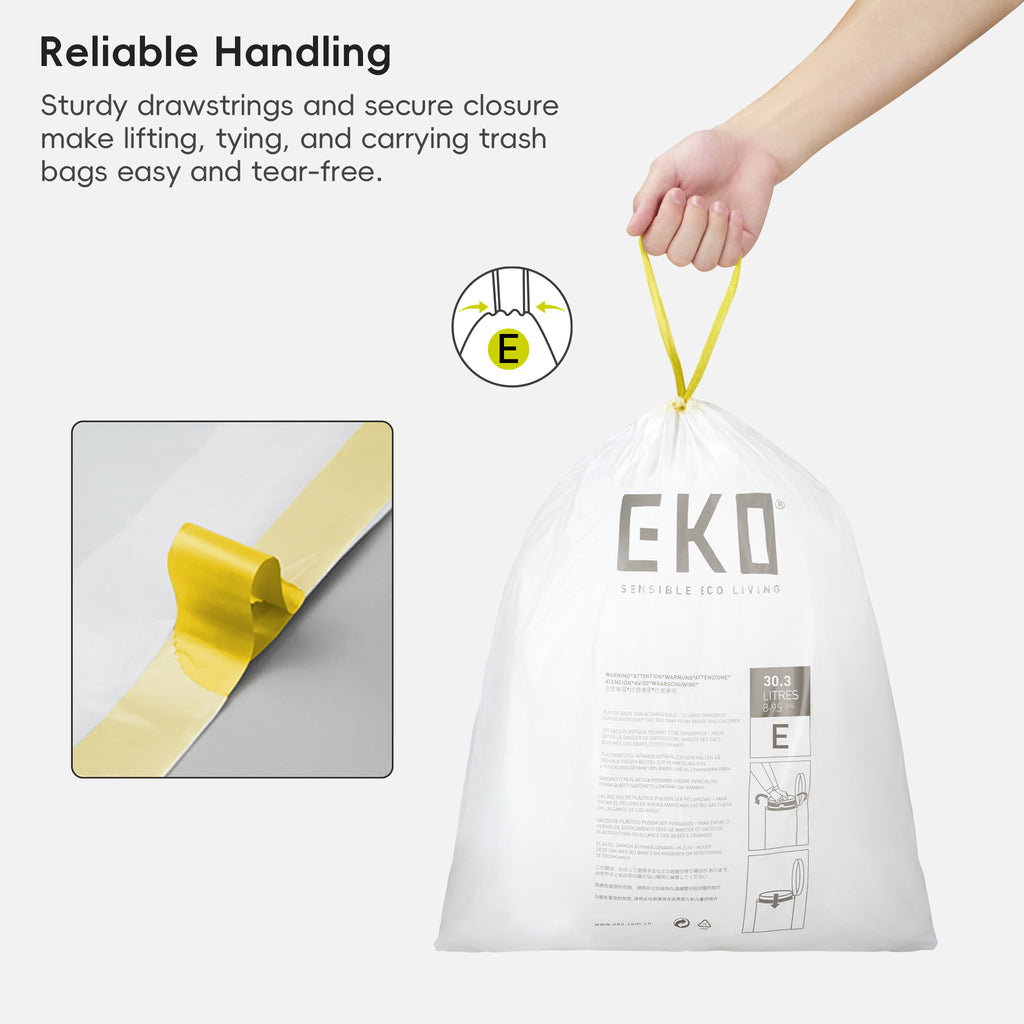 Easy-Dispense Trash Bag Code E-Z / 8-21 Gal