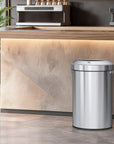 Urban Semi-Round Commercial Open Top Waste Bin
