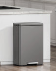 Madison Step Can with Liner Stainless Steel