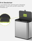 Deluxe Puro Compost Bin with Liner 7 L / 1.85 Gal