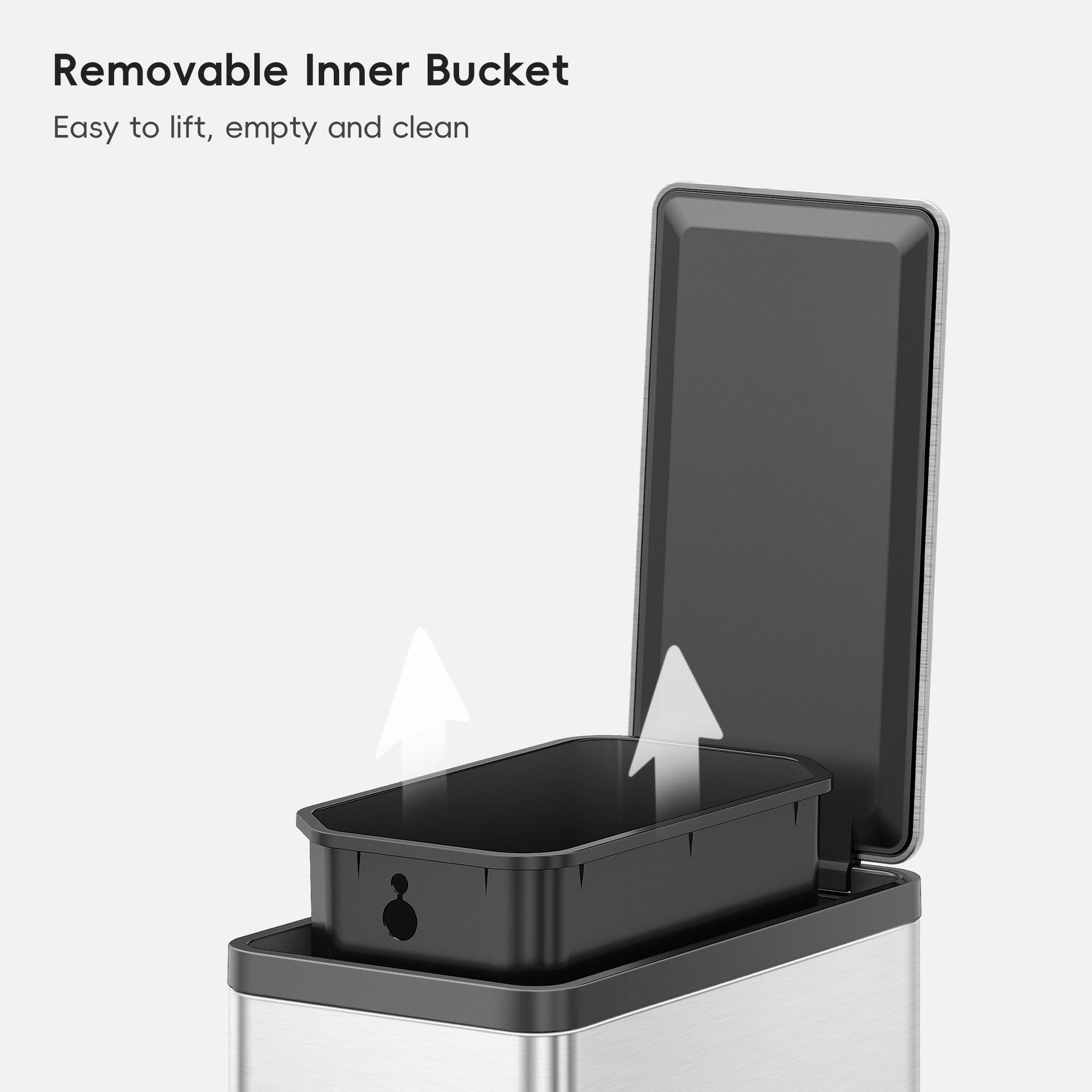 EcoCasa II Step Recycling Can with Liner