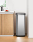 Ecosmart Motion Sensor Square Trash Can Stainless Steel 80 L / 21.1 Gal