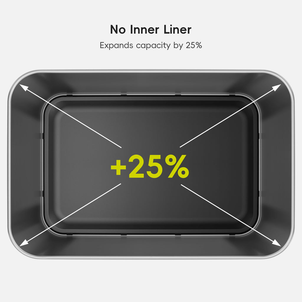 Nova Motion Sensor & Recycling Trash Can, Stainless Steel