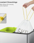 Code K -9.3 Gallon Easy-Dispense Roll Trash Bag - 240 Count