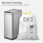 Deluxe Phantom Motion Sensor Trash Can Stainless Steel 45 L / 11.9 Gal
