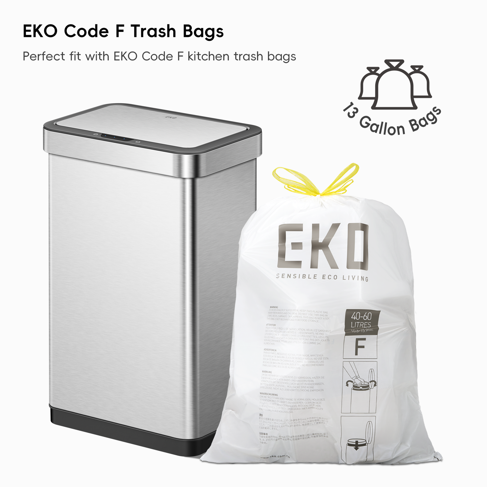 EKO Code F Trash Bags.