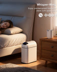 Astro Slim Sensor Trash Can with Butterfly Lid 10 L / 2.6 Gal