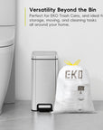 EKO Code A - 1.6 Gallon Easy-Dispense Roll Trash Bag - 80 Count (3-6L) – Versatility Beyond the Bin