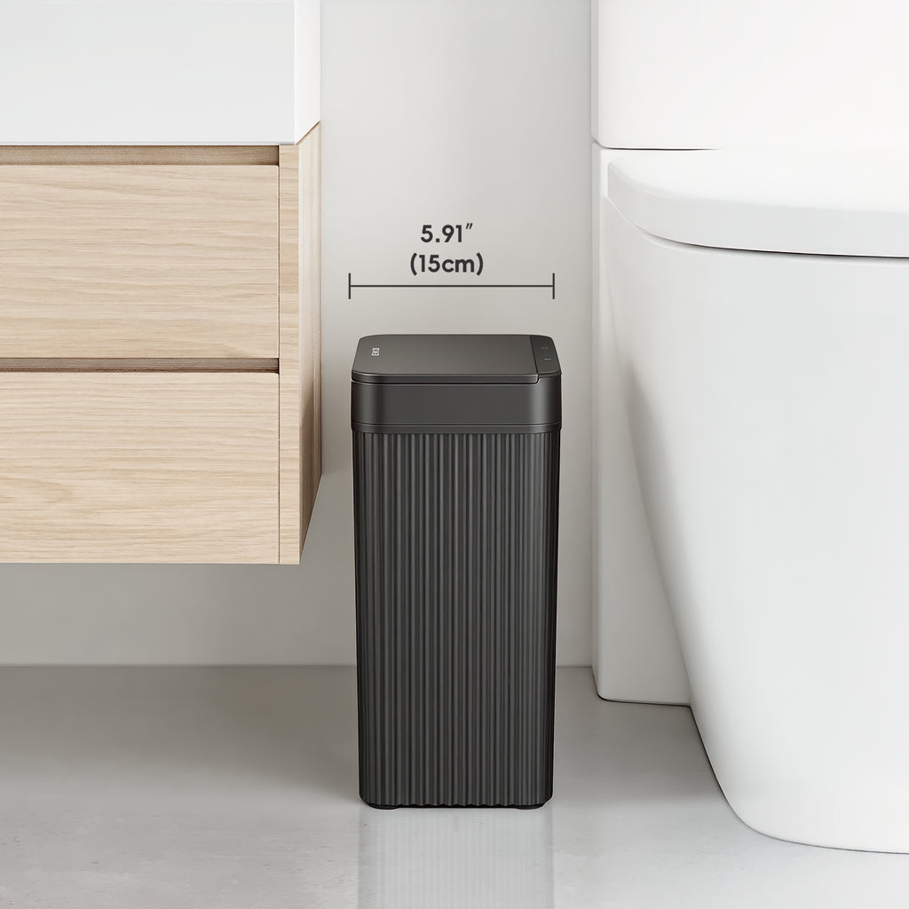 Brio Compact Design Motion Sensor Trash Can 10 L / 2.6 Gal