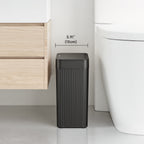 Brio Compact Design Motion Sensor Trash Can 10 L / 2.6 Gal