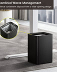 Laguna Open Top Trash Can with Removable Inner Basket 10 L / 2.6 Gal