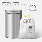 Mirage Semi-Round Motion Sensor Trash Can 47 L / 12.4 Gal