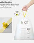 Code Z - 12.5 Gallon  Easy-Dispense Roll Trash Bag - 110 Count (40-60L)