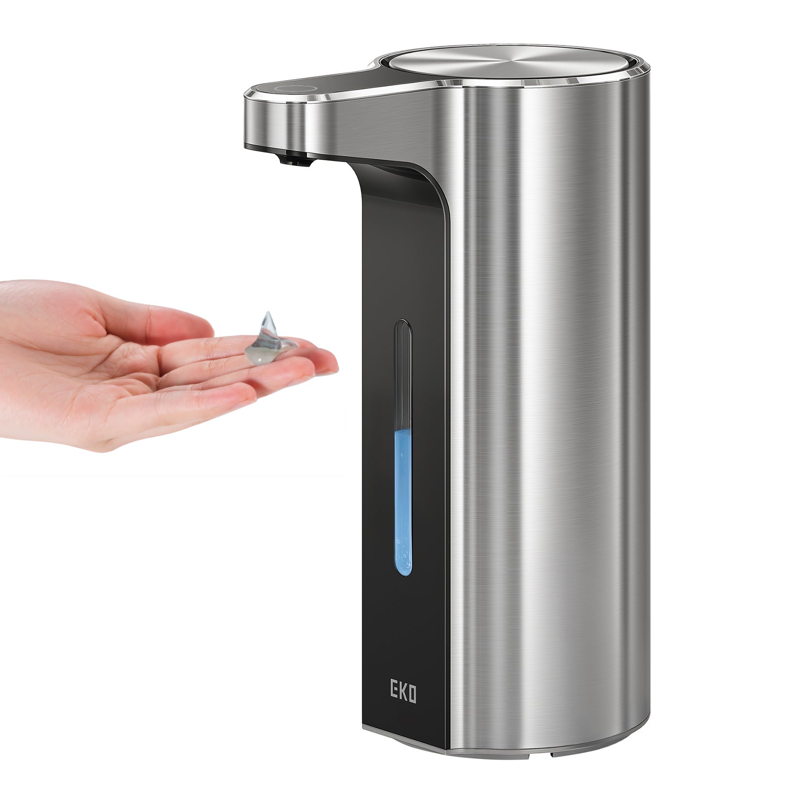 EKO Aroma Pro 13.5 fl oz Touchless Automatic Liquid Soap Dispenser-Stainless Steel