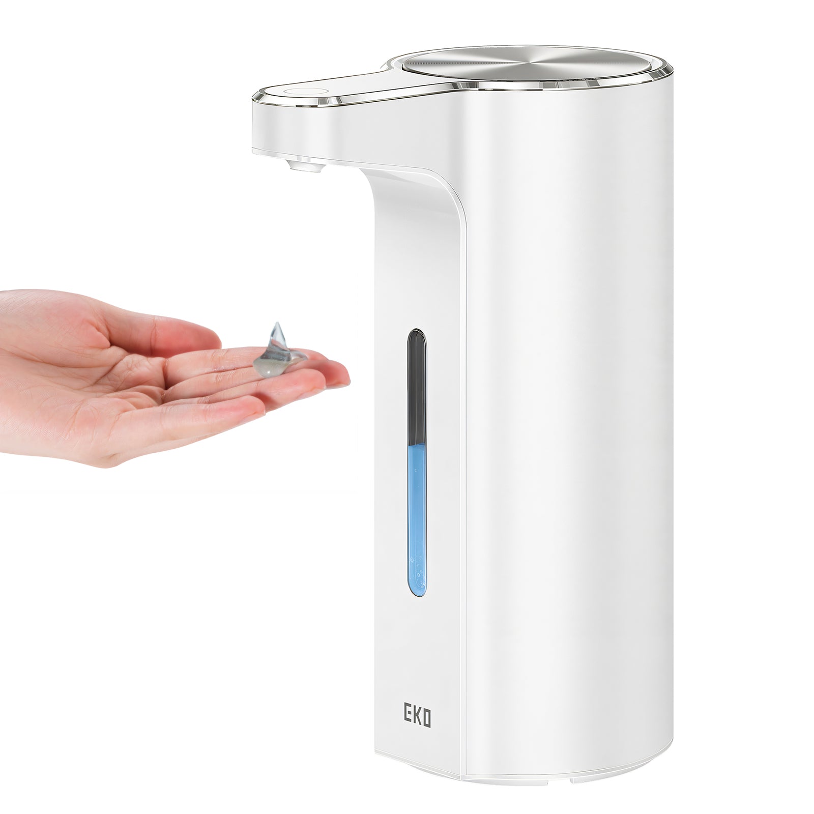 EKO Aroma Pro 13.5 fl oz Touchless Automatic Liquid Soap Dispenser-Matte White