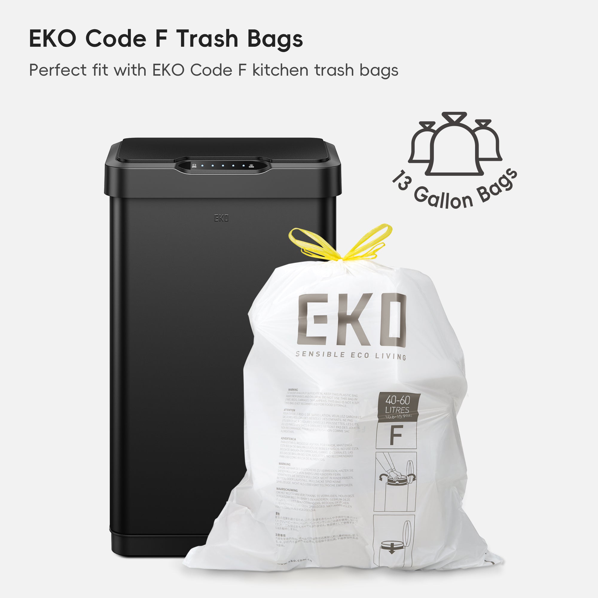 EKO Code F Trash Bags.