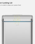Madison Small Step Can with Liner Stainless Steel 6 L / 1.6 Gal