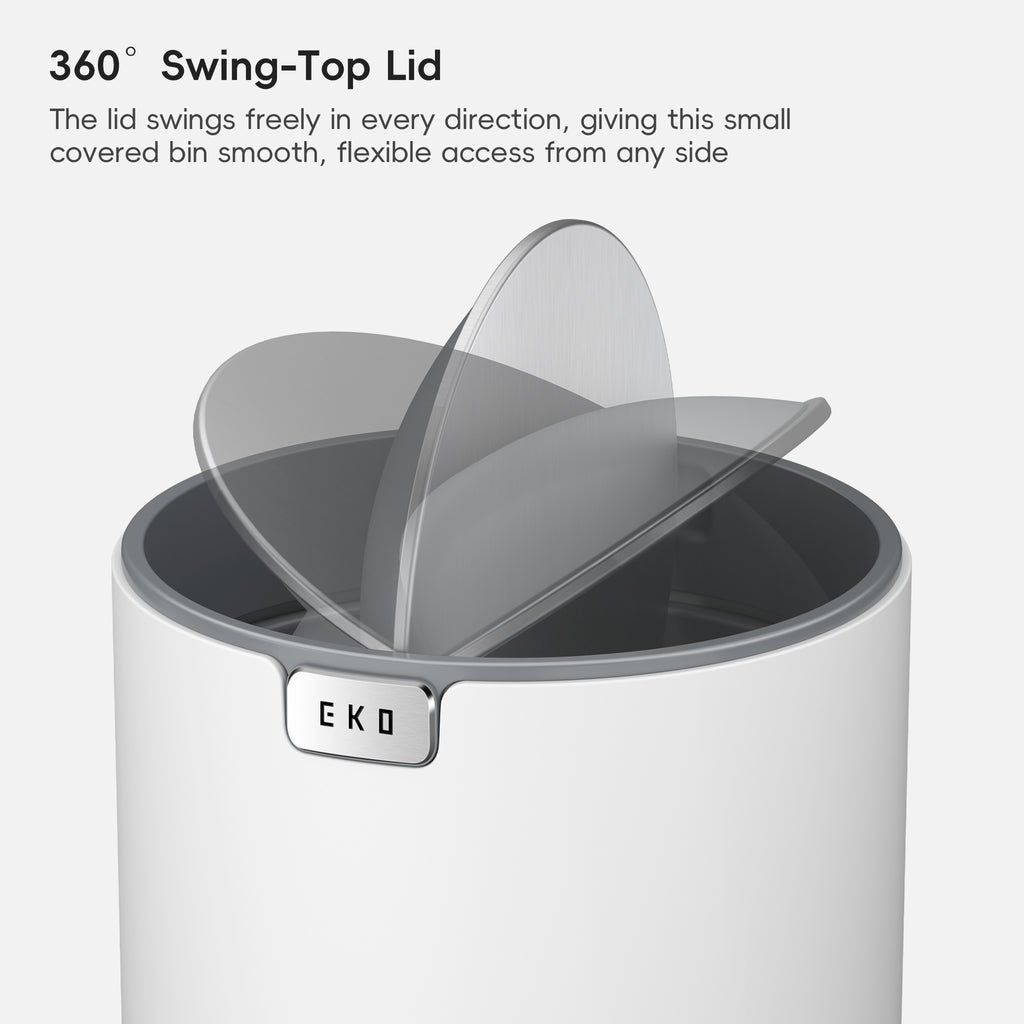 Fandy Table Bin with Swing Top Lid