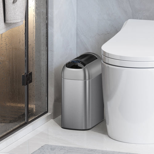 Astro Slim Sensor Trash Can with Butterfly Lid 10 L / 2.6 Gal