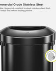 Urban Semi-Round Commercial Open Top Waste Bin