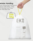 EKO Code F - 13 Gallon Trash Bag - 60 Count – Reliable Handling