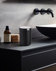 EKO Fandy Table Bin with Swing-Top Lid - Black 1.5L / 0.4 Gal – Bathroom