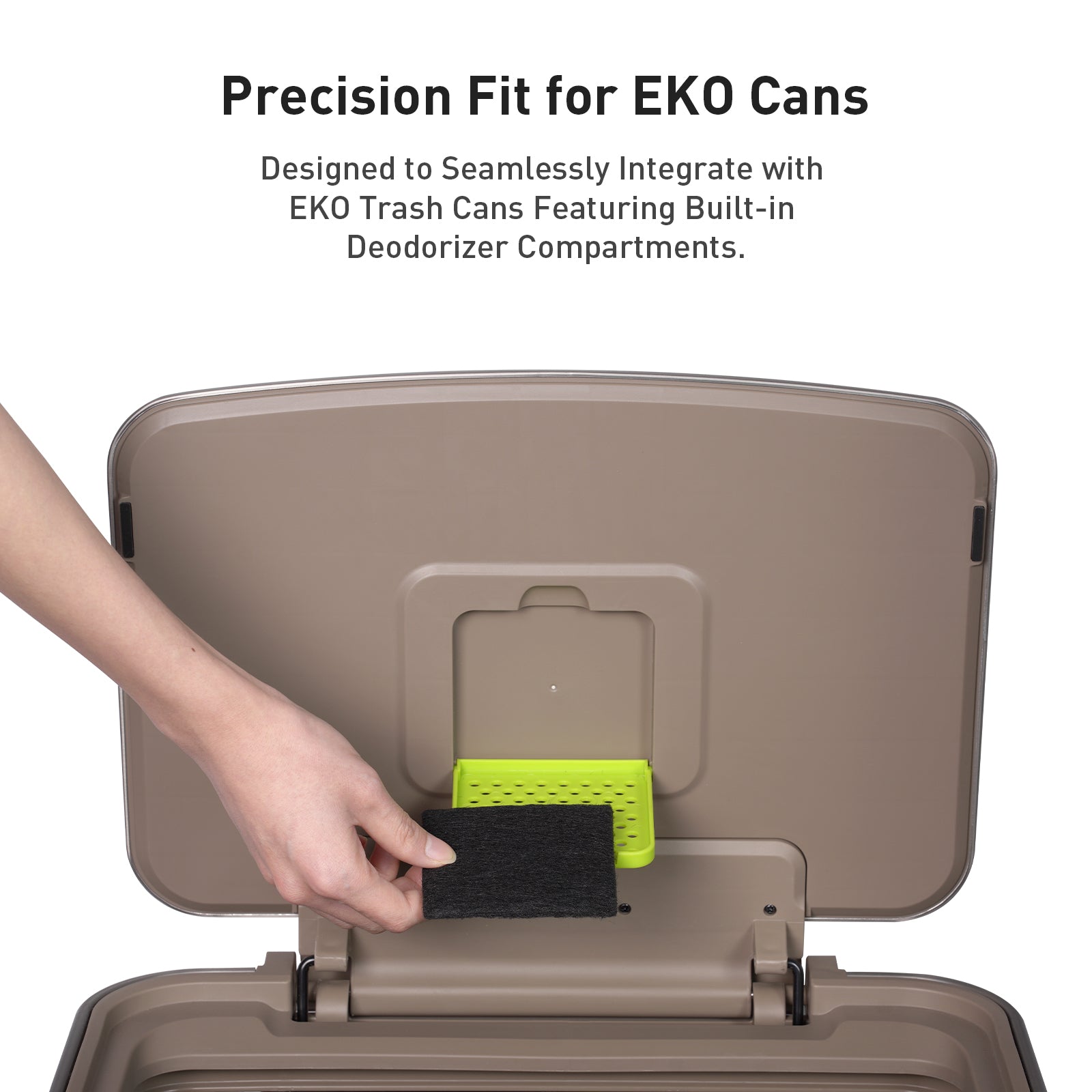 EKO Odor Filter Refills for Trash Can and Compost Bin – Precision Fit for EKO Cans