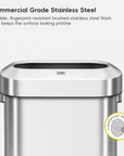 Urban Slim Open Top Can Commercial Grade - 60L / 16 Gal