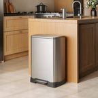 Neo-Cube Stainless Steel Step Trash Can