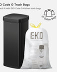 Ecosmart Motion Sensor Square Trash Can Stainless Steel 80 L / 21.1 Gal