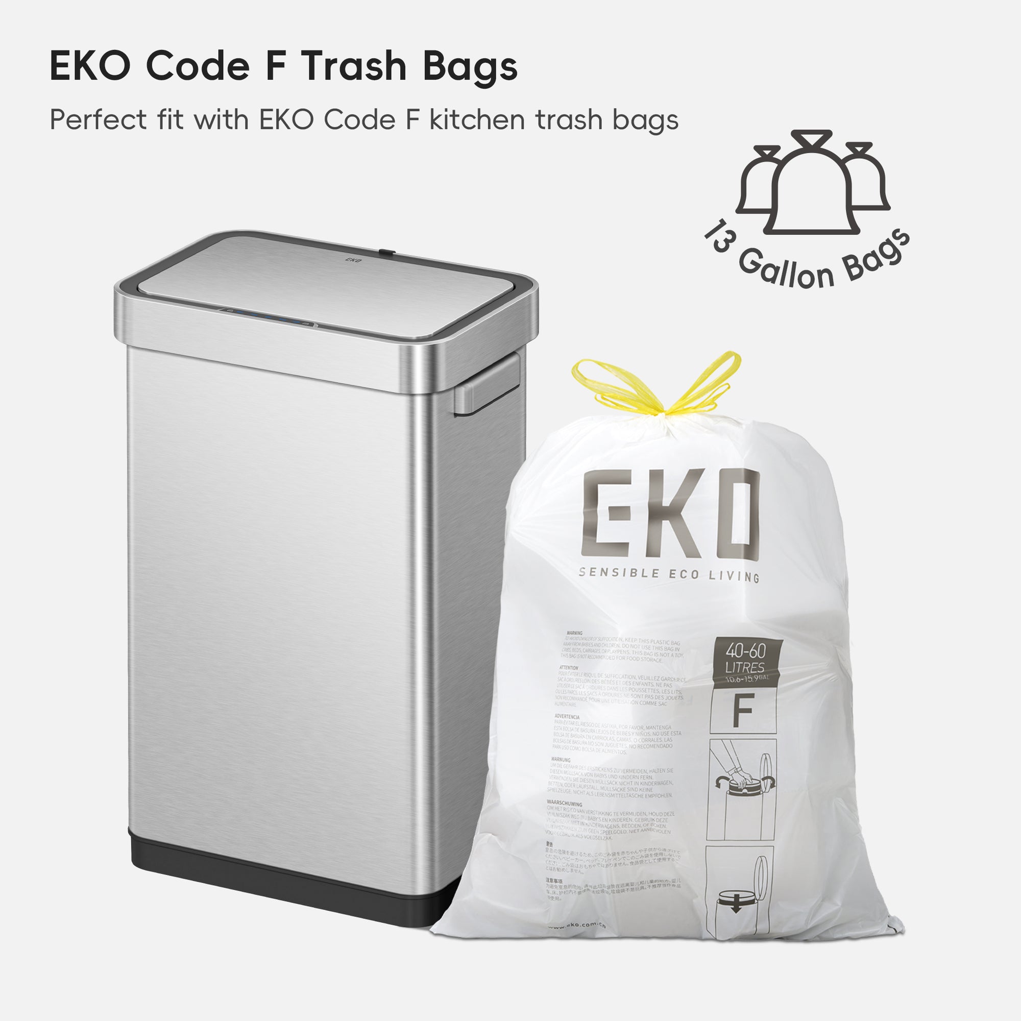 EKO Code F Trash Bags.
