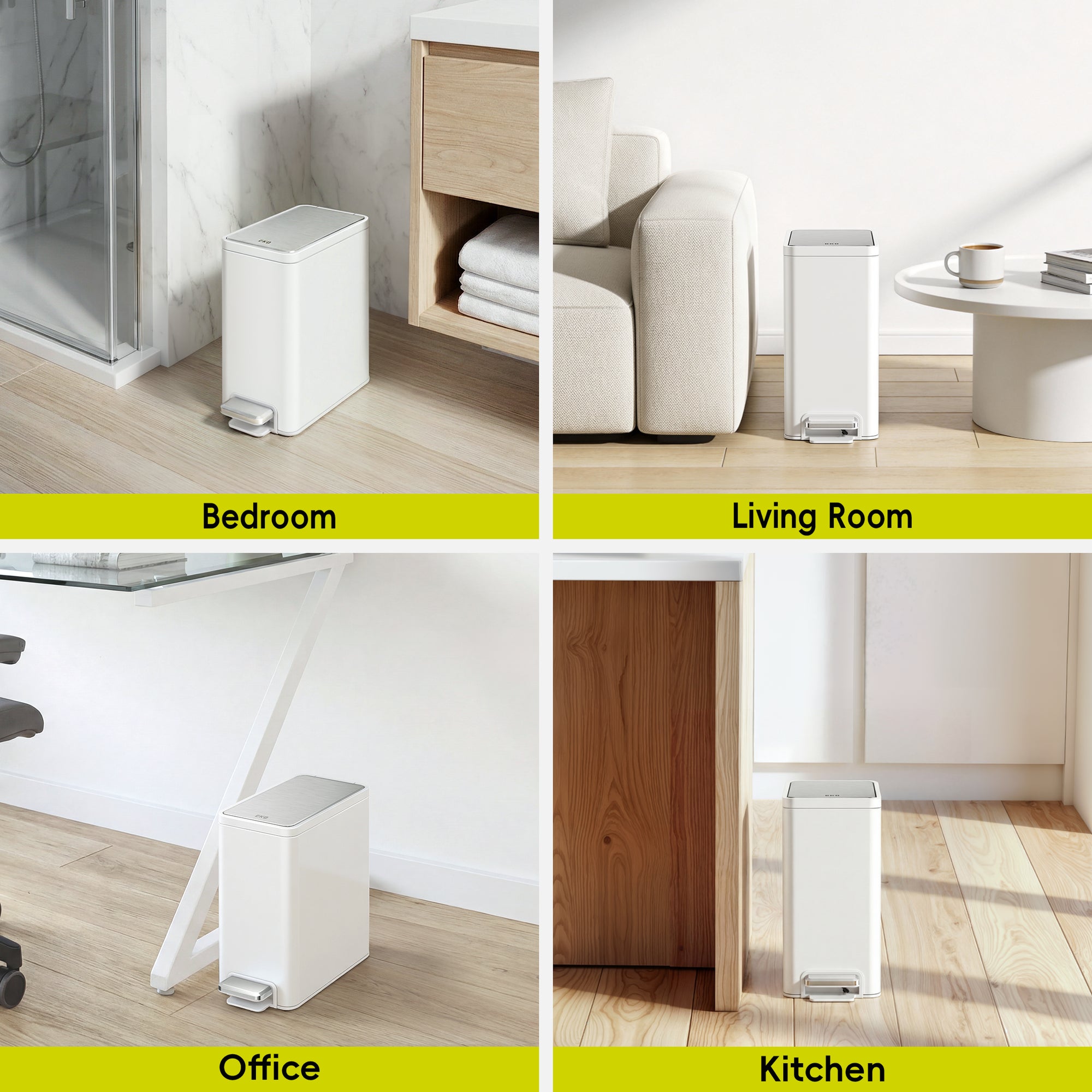 EcoCasa II Step Recycling Can with Liner
