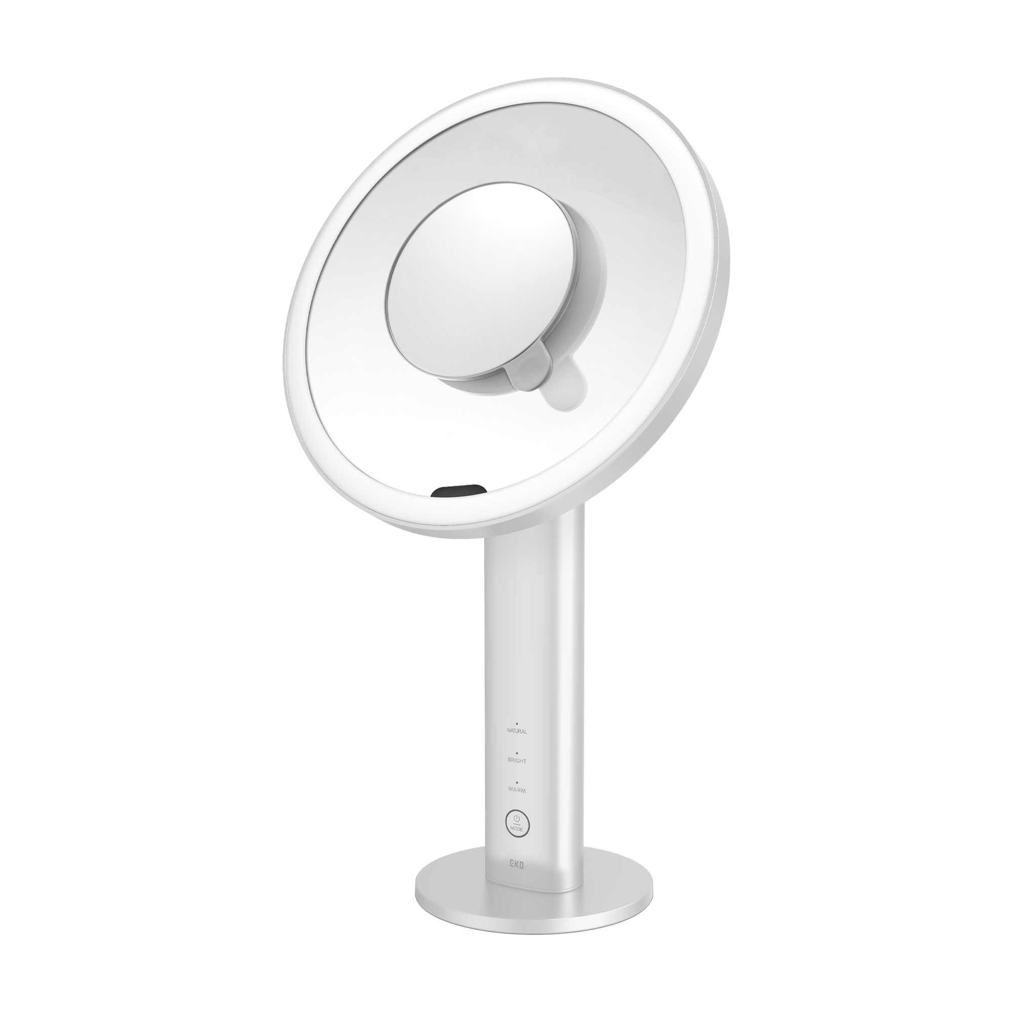 EKO iMira Ultra Clear 8" Stainless Steel Sensor Mirror - White 5X/10X