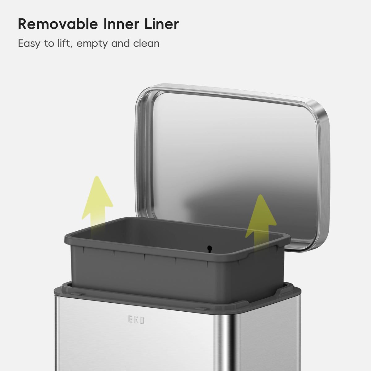 Madison Small Step Can with Liner Stainless Steel 6 L / 1.6 Gal