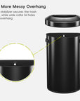 Urban Semi-Round Commercial Open Top Waste Bin