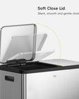 EcoCasa Step Recycling Can Dual Compartment