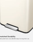 Madison Step Can with Liner Stainless Steel