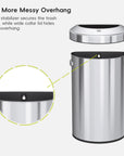 Urban Semi-Round Commercial Open Top Waste Bin