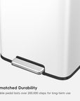 Madison Step Can with Liner Stainless Steel