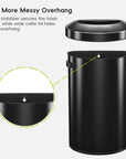 Urban Semi-Round Commercial Open Top Waste Bin