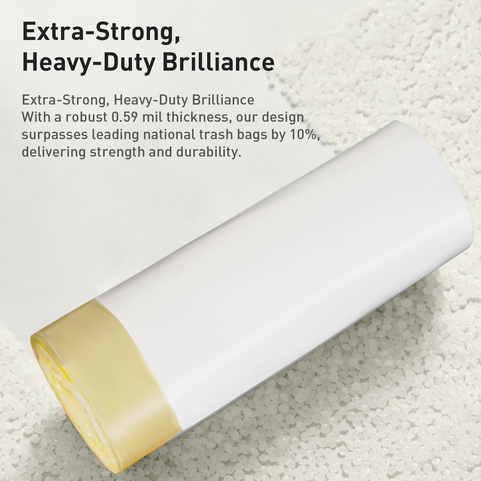 EKO Code F-1 - 8 Gallon Trash Bag - 60 Count – Extra-Strong, Heavy-Duty Brilliance