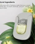 EKO Deodorizer Pod Kit with Refillable Holder, Plant-Based Odor Eliminator for Trash Can – Natural Ingredients