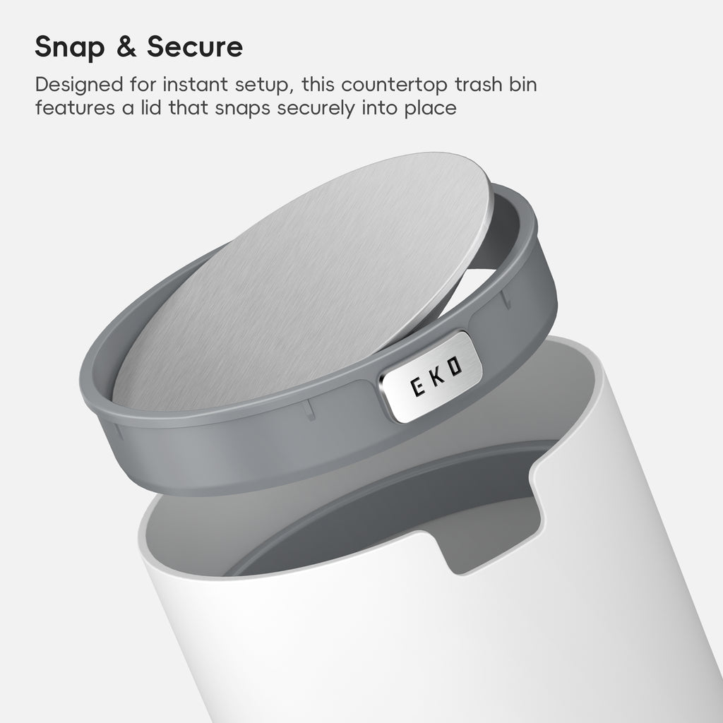 Fandy Table Bin with Swing Top Lid