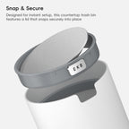 Fandy Table Bin with Swing Top Lid