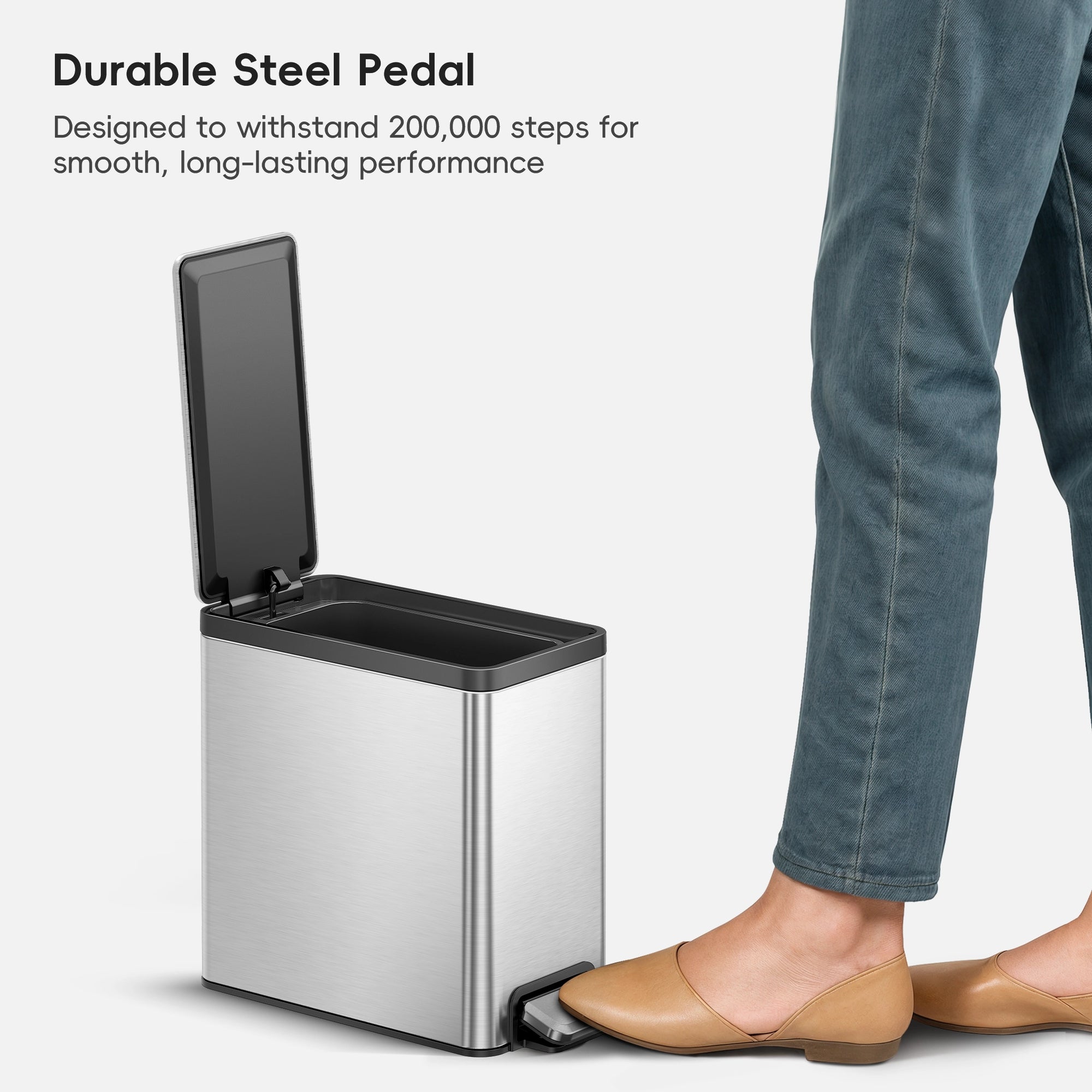 EcoCasa II Step Recycling Can with Liner