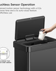 Nova Stainless Steel Motion Sensor Trash Can