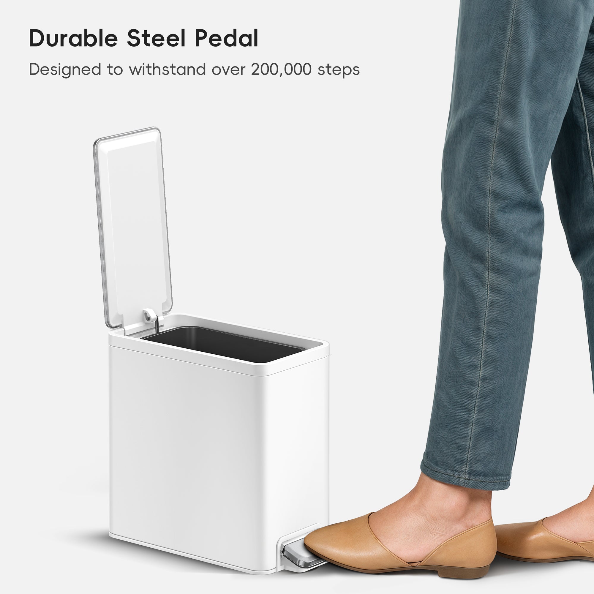 EcoCasa II Step Recycling Can with Liner