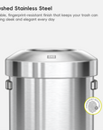 Urban Round Open Top Can Commercial Grade - 120L / 32 Gal
